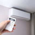 air conditioning, temperature control with remote control, cooling